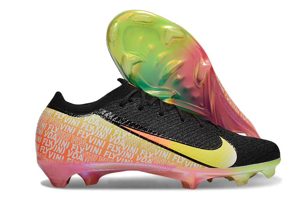 Chuteira Campo NIKE Air Zoom Mercurial Vapor 16 Elite FG Vini Jr - Preta