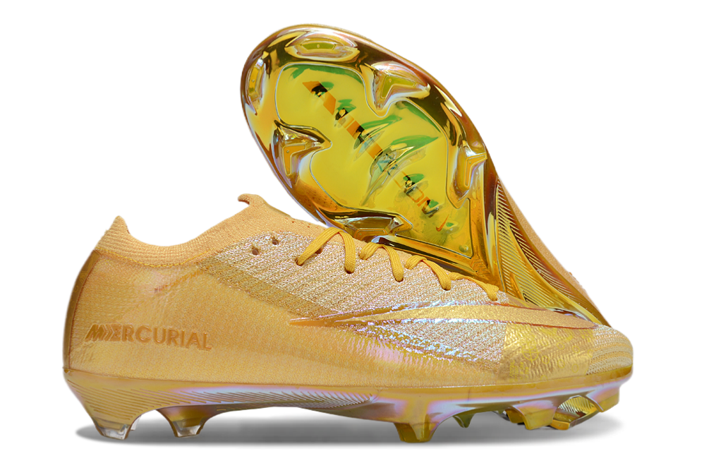 Chuteira Campo NIKE Air Zoom Mercurial Vapor 16 Elite FG Dourado