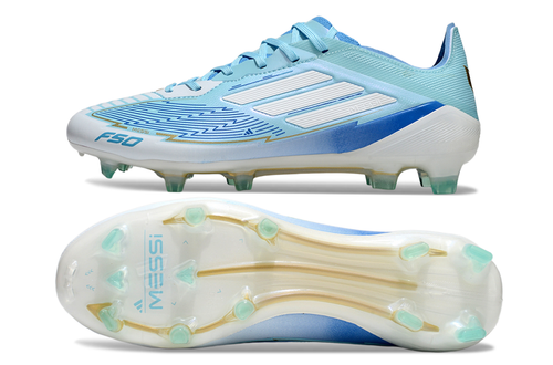 Chuteira Campo ADIDAS F50 Elite LL FG Azul - Branca