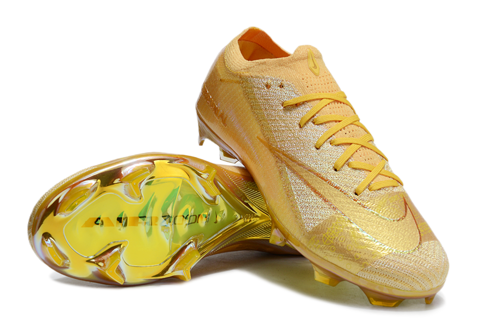 Chuteira Campo NIKE Air Zoom Mercurial Vapor 16 Elite FG Dourado