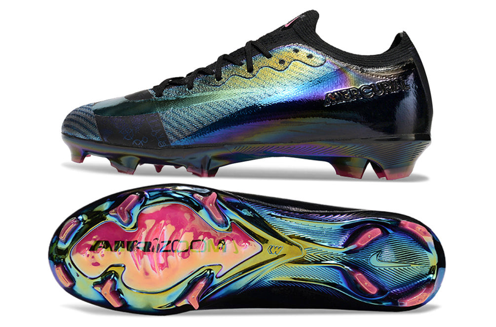 Chuteira Campo NIKE Air Zoom Mercurial Vapor 16 Elite FG Cosmic Speed Azul - Preto