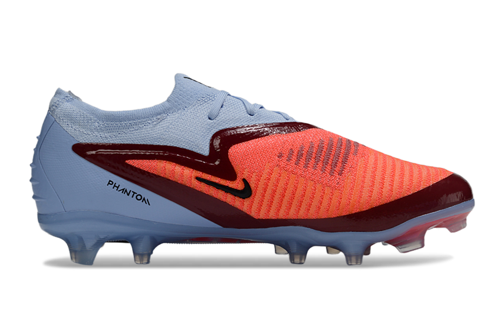 Chuteira Campo NIKE Phantom 6 Elite Low FG Scary Good Vermelho - Roxo