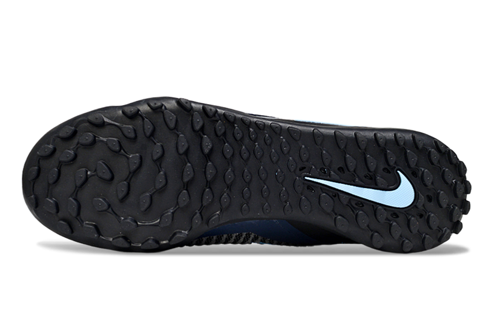 Chuteira Society Nike Phantom ReactX 6 Elite Shadow Preto - Azul