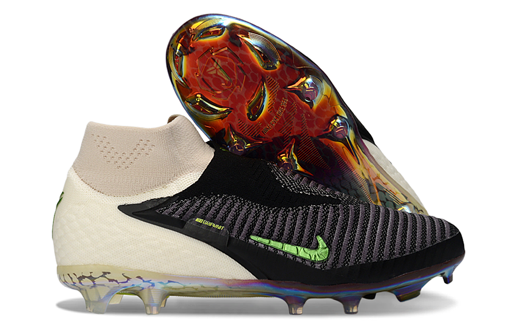 Chuteira Campo NIKE Phantom 6 Elite High FG Black Mamba