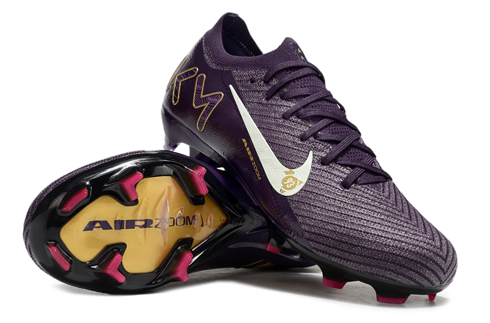Chuteira Campo NIKE Air Zoom Mercurial Vapor 16 Elite FG KM - Roxa