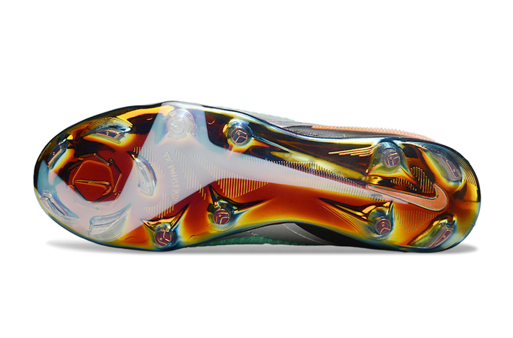 Chuteira Campo NIKE Phantom 6 Elite Low FG Next Generation Preto - Verde
