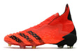 Chuteira Campo ADIDAS Predator Freak+ FG Meteorite Vermelho - Preto