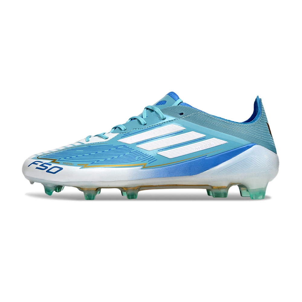 Chuteira Campo ADIDAS F50 Elite LL FG Azul - Branca