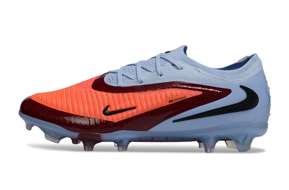 Chuteira Campo NIKE Phantom 6 Elite Low FG Scary Good Vermelho - Roxo