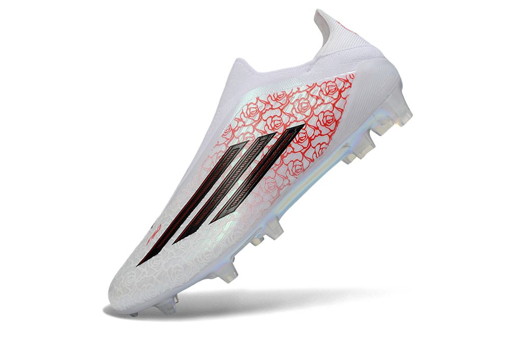Chuteira Campo ADIDAS F50 Elite LL FG Lamine Yamal Branco - Vermelho