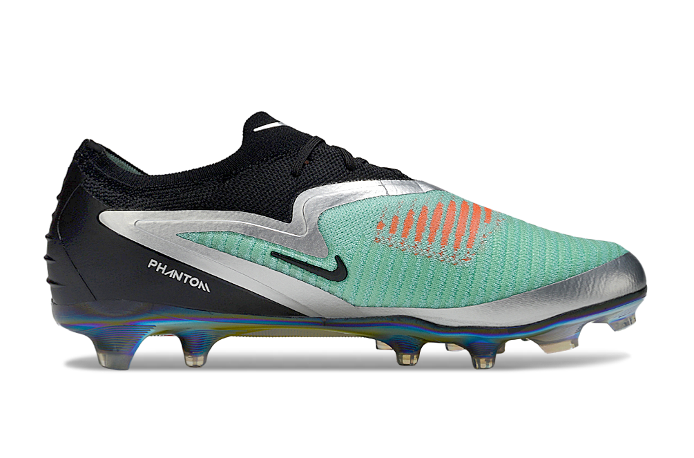 Chuteira Campo NIKE Phantom 6 Elite Low FG Next Generation Preto - Verde