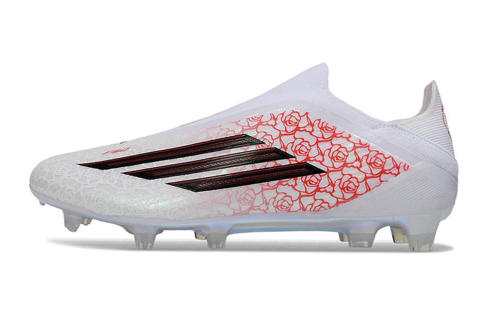 Chuteira Campo ADIDAS F50 Elite LL FG Lamine Yamal Branco - Vermelho