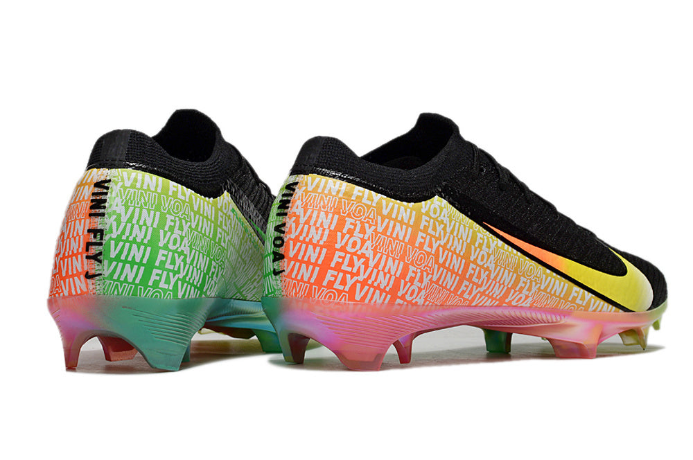 Chuteira Campo NIKE Air Zoom Mercurial Vapor 16 Elite FG Vini Jr - Preta