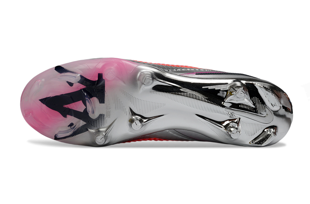 Chuteira Campo NIKE Phantom 6 Elite Low FG Alexia Putellas Vermelho - Prata